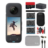 Insta360 X3 - Waterproof 360 Action Camera + 2 Extra Batteries + Charger + More
