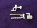 1956 Ford Fairlane RADIATOR TANK HEATER BATTERY from AMT 1:25 Model Kit 56 Battery