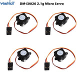 4PCS Ultra-micro 2g Servo Coreless Motor JR Connector for RC Airplane Helicopter