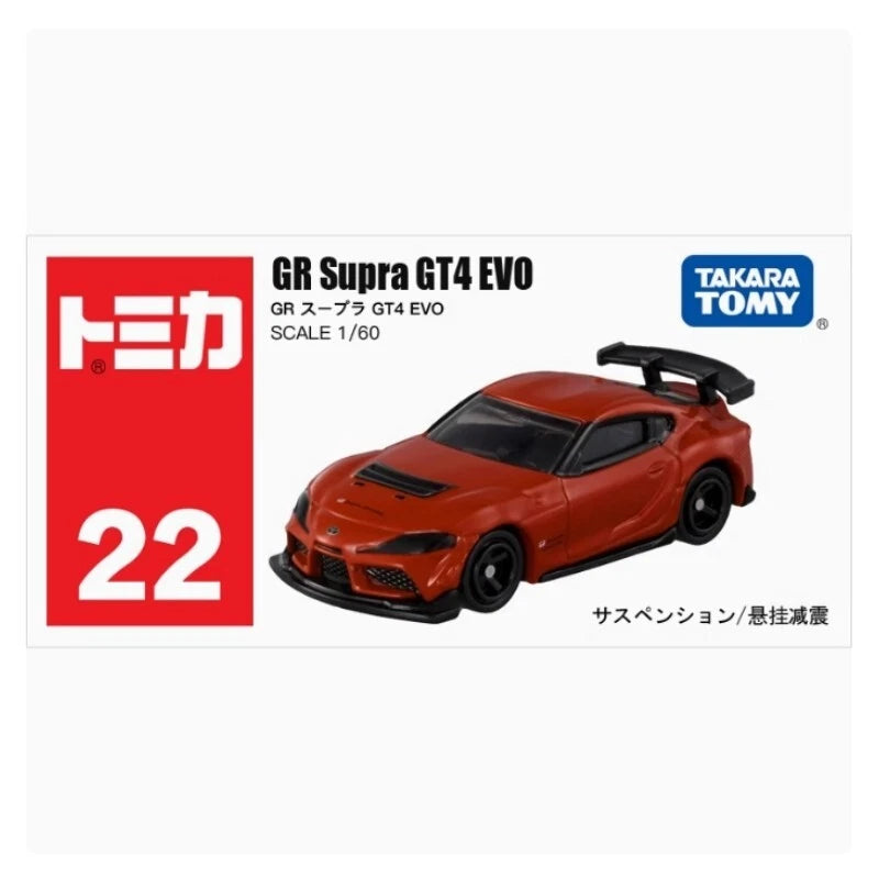 Takara Tomy Tomica 22 GR Supra GT4 EVO Red Diecast Model Toy Car New in Box 2025