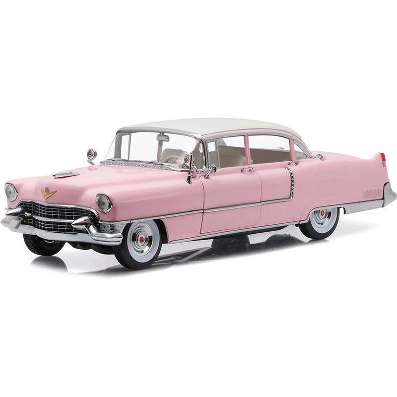 Greenlight 1/64 *ELVIS* 1955 CADILLAC FLEETWOOD Diecast Model Car -PINK-