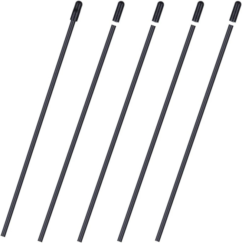 5PCS  Plastic Antenna Tube with Cap Black for RC Remote Control Vehicles FPV Dro