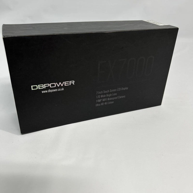 DBPower EX7000 Ultra HD 4K  Sports Camera w/ Accessories?New In box