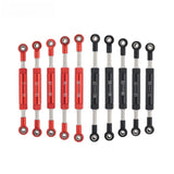 1X Steering Servo Link Rod Linkage 75-100mm for 1/10 RC Car Axial SCX10 II 90046