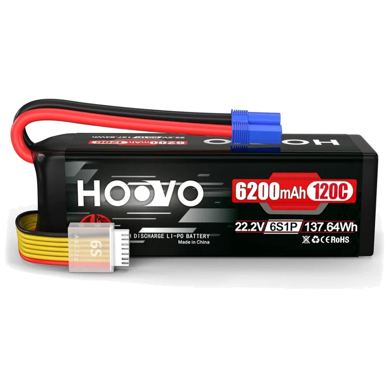 Long-Lasting 6S 22.2V 6200mAh LiPo Battery for RC Helicopter Battery