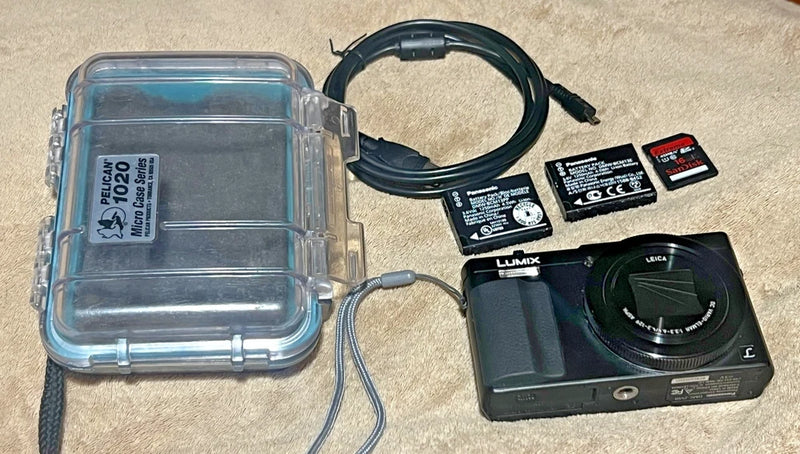 Panasonic Lumix DMC-ZS50 Digital Camera, Black, 30X Optical Zoom w/Pelican Case