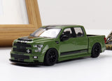 ED Funny 1:64 Green F150 Shelby Pickup Sport Truck Model Diecast Collect Car
