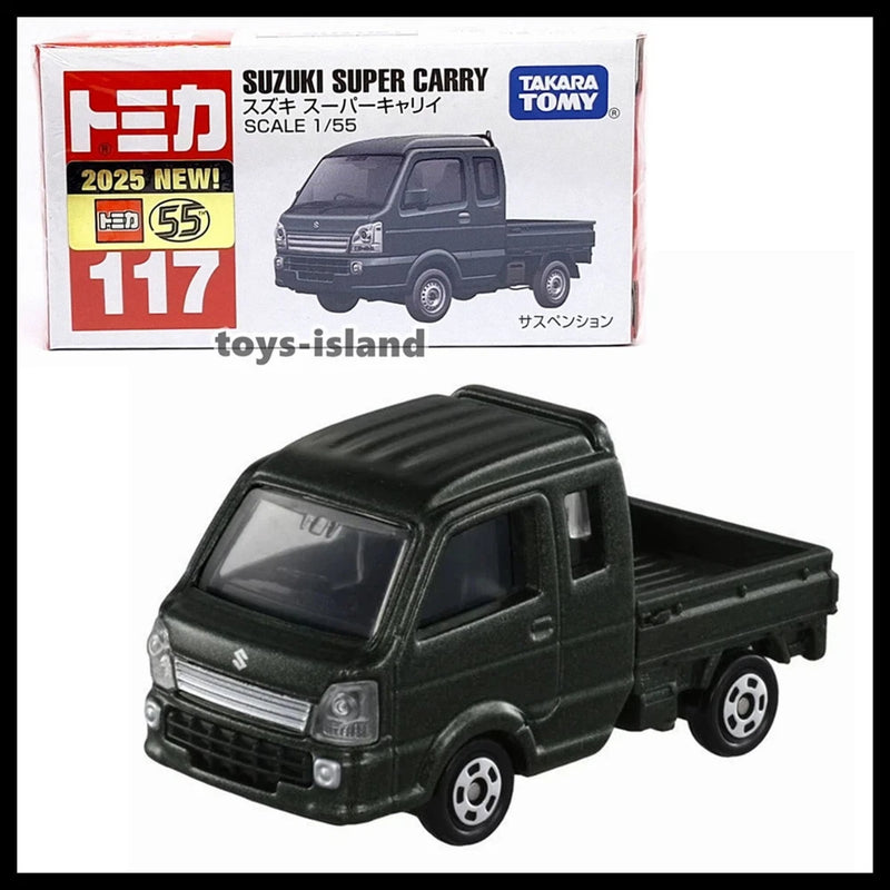 TOMICA 117 SUZUKI SUPER CARRY TRUCK 1/55 TOMY DIECAST CAR 2025 OCT NEW MODEL