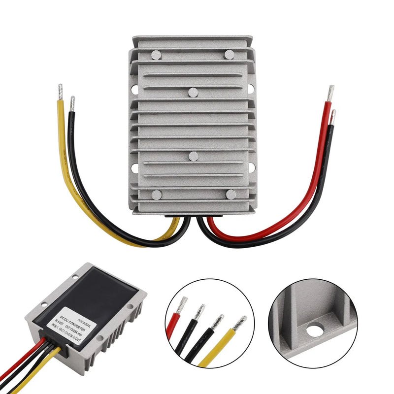 6-32V to 12V 25A DC-DC Voltage Stabilizer Car Power Supply Regulator Waterproof