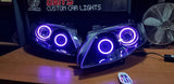 Ford Falcon FG MK2 G6E FPV XT Headlights RGB Angel Halo Rings