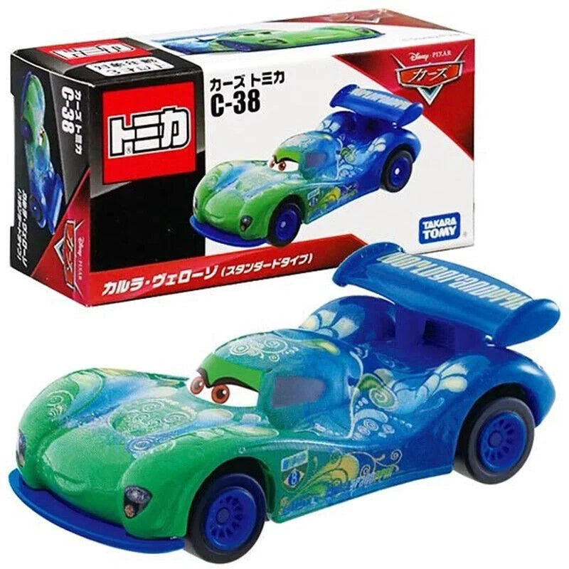 Takara Tomy Tomica Disney Pixar Cars Carla Veloso C-38 Model Toy Car New in Box