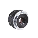35mm F/1.6 Manual Focus MF Prime Lens for Fujifilm Fuji X-mount XH1 XA5 / XT10