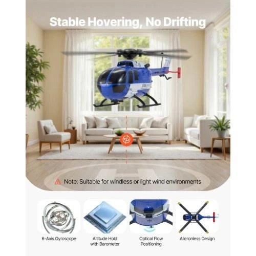 RC Helicopter 24GHz 4Propeller Remote Control Helicopter with 6Axis