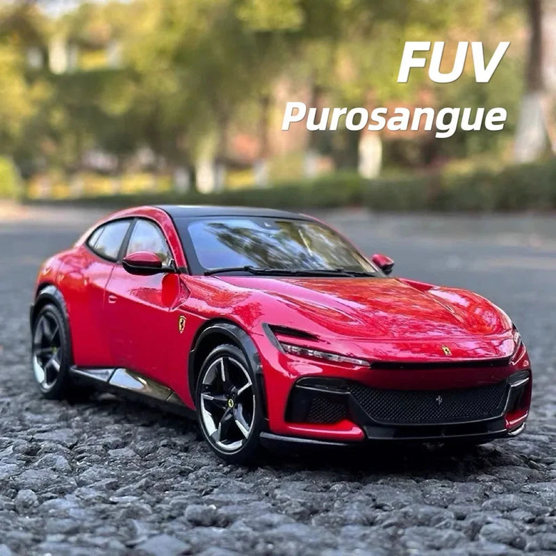1:22 Ferrari Purosangue Utility Vehicle FUV Alloy Car Model Diecast Toy Vehicles