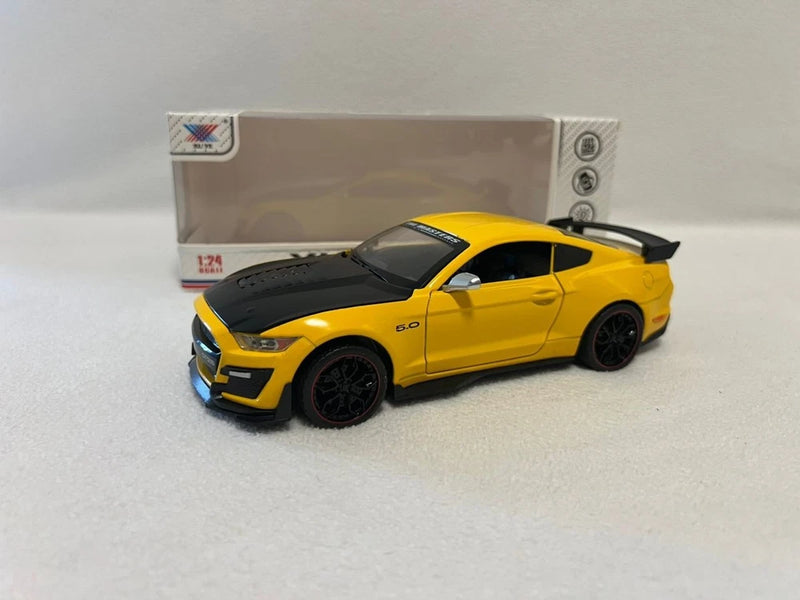 1:24 Scale Model For Ford Mustang Shelby GT500 Alloy Sports Car Diecasts Metal