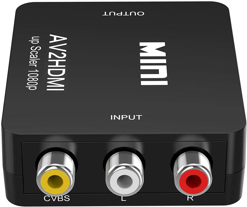 1080P RCA Composite CVBS AV to HDMI Video Audio Converter Box AV2HDMI Adapter