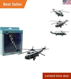 Blue Marine One Presidential Helicopter ¨C Self-Propelled Toy with Moving Rotors