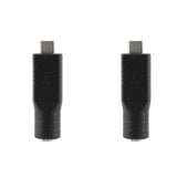 2X DC Jack 7.4 x 5.0mm Input to USB-C Type-C  Plug  Adapter for Laptop5479