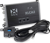 NVX XLCA2 X-Series 2-Channel Line Out Converter Digital Bass Enhancer with Xboos