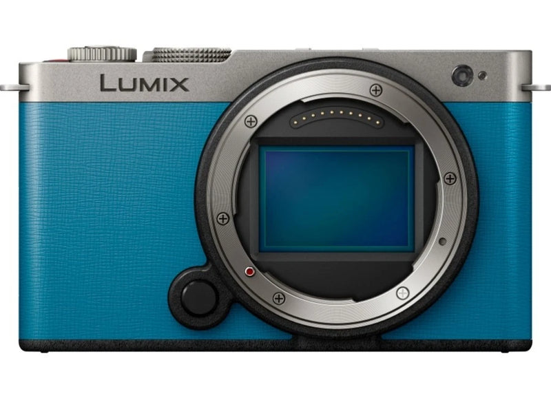 Panasonic LUMIX S9 Body Only Dark Silver x Turquoise Blue Leather