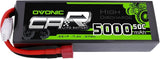 7.4V Lipo Battery 5000mAh 50C 2S Lipo Battery Pack HardCase with Dean T Plug