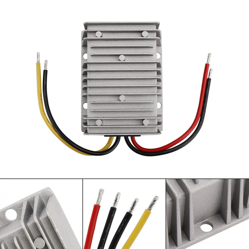 6-32V to 12V20A DC-DC Voltage Stabilizer Car Power Supply Regulator Waterproof E