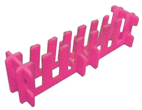 Large pink battery stand with multiple slots for SUB-C cells