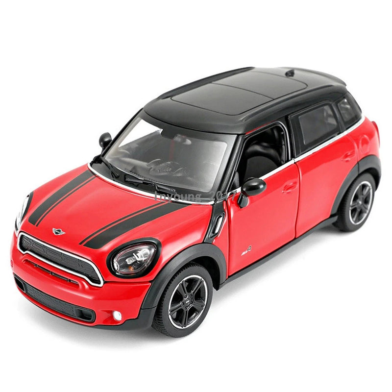 1:24 Mini Cooper S Countryman 2016 Model Car Diecast Vehicle Collection Red