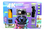 Vivitar 4K Ultra HD Action Camera Kit with Built-in WiFi New In Box