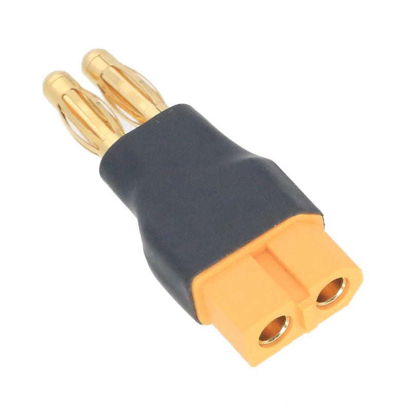 XT60 Female Jack To 4mm Banana Bullet Male Plug No Wires Adapter RC FPV