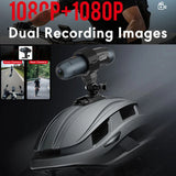 Dual Lens WIFI Sports Action Camera Cycling Helmet Waterproof Record S50 PLUS