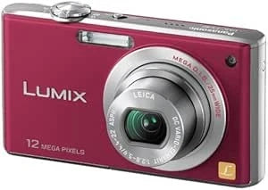 Panasonic Lumix FX40 Digital Camera Red Compact Point & Shoot From Japan