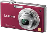 Panasonic Lumix FX40 Digital Camera Red Compact Point & Shoot From Japan