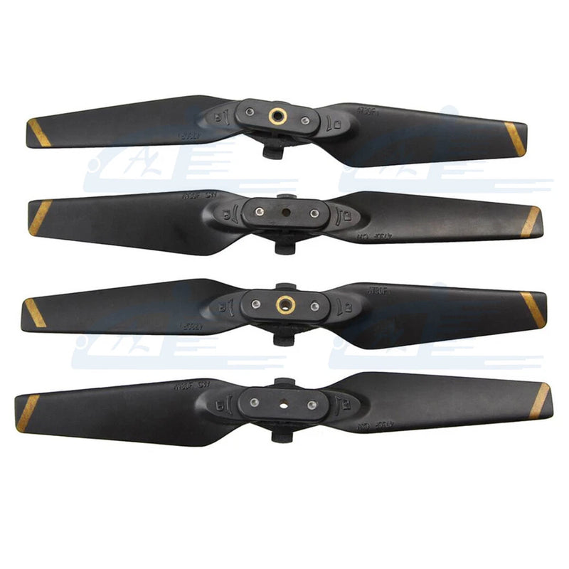2 pairs 4730F Quick-Release Foldable Propellers Blades Gold for DJI Spark Drone
