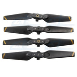 2 pairs 4730F Quick-Release Foldable Propellers Blades Gold for DJI Spark Drone