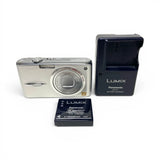 Panasonic Lumix DMC-FX01 6MP 3.6x Zoom Digital Camera Silver Exc+ Japan