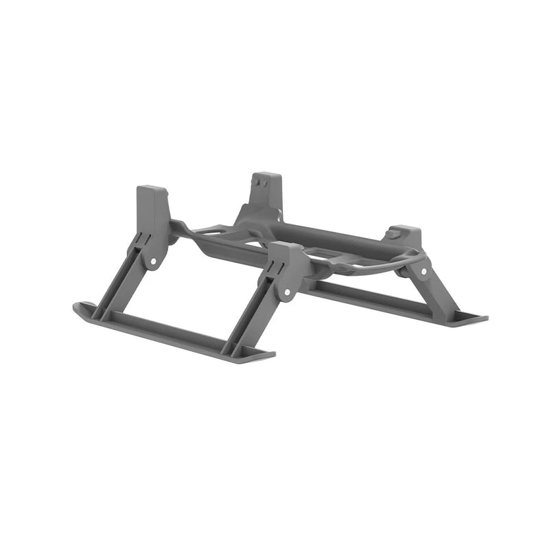 Folding tripod landing gear legs with mounting bracket, dark gray