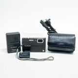 Panasonic Lumix DMC-FP8 CCD Digicam 12MP Digital Camera CARD CASE BATT & CHARGER