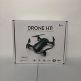 Foldable FPV drone box with black quadcopter and 1080P HD camera
