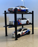 Double Car Lift 1:18 Scale Diecast Model Display Stand - Choose Your Color!