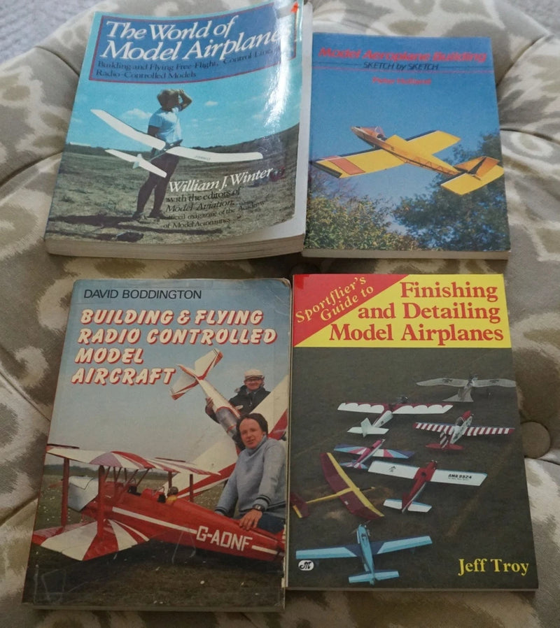 Model Airplane Book Lot 4Bks,
