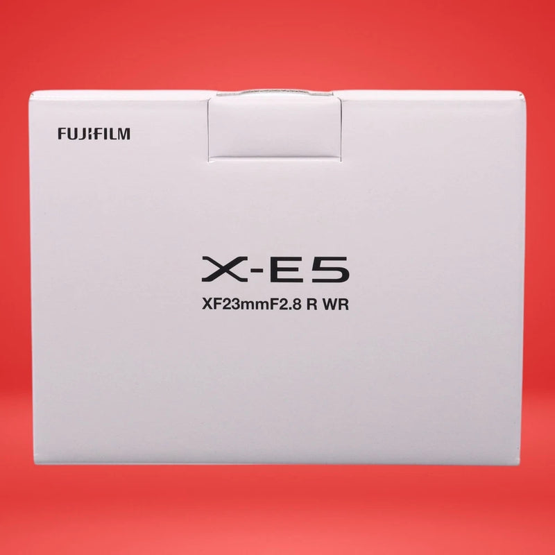 Fujifilm Fuji X-E5 Silver + XF23mm F/2.8 R WR Lens Kit New