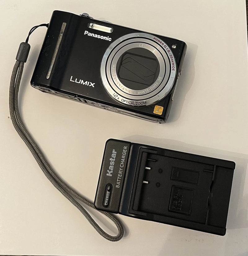 Panasonic Lumix DMC-ZS5 12.1MP Digital Camera Leica 12x Optical Zoom w/ Charger