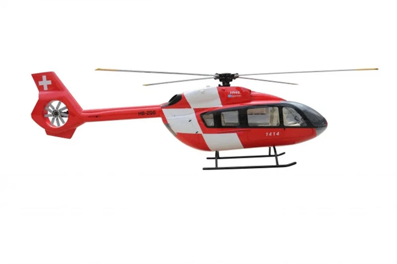 800 EC-145 T2 ARF REGA RC Helicopter Fuselage 800 Size Red White KIT Version