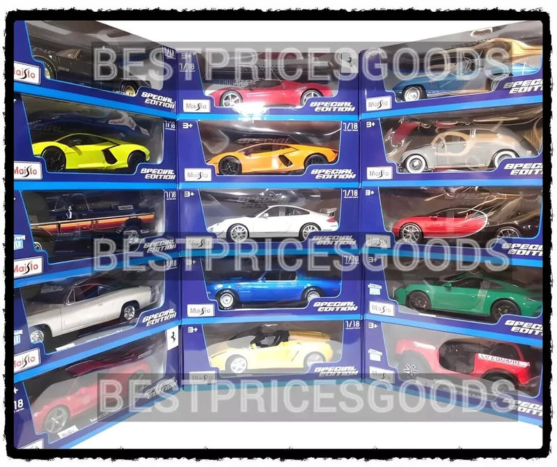 Maisto 1:18 Scale Lots Of Special Editions Diecast Model Car
