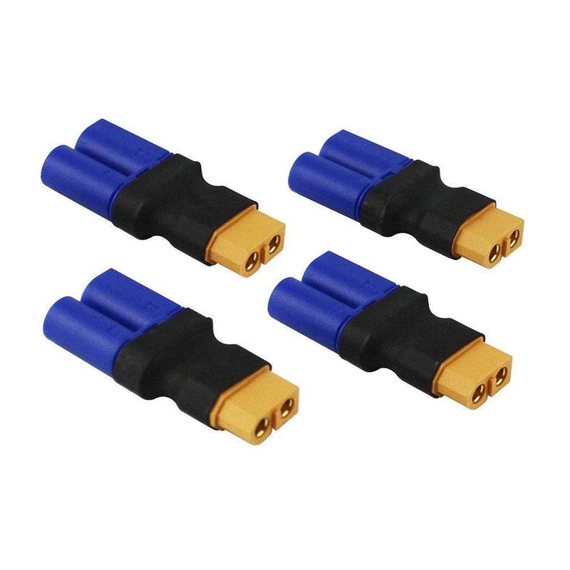 4pcs Female XT60 to Male EC5 Adapter, Female XT60 to Male EC5 Connector Adapt... Converter