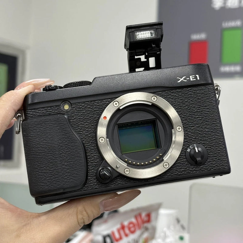 Fujifilm X-E1 16.3 MP X Series Digital SRL Camera Black Body Black 90%new