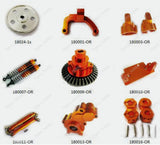 Aluminum alloy metal Upgraded Part For 1:10 HSP 94180 RGT 18000 RC Car Orange