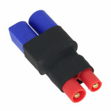 EC5 to 3.5mm male plug adapter, black housing with blue and red connectors