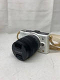 Panasonic Mirrorless Digital Camera SLR LUMIX DMC-GF2W-W Double Lens Kit Used